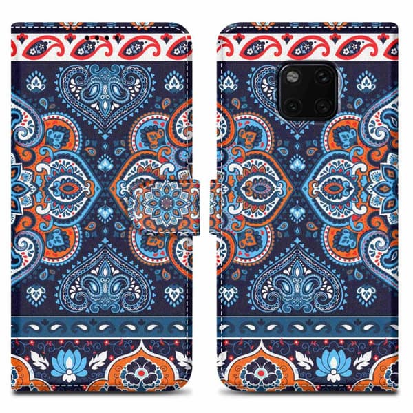 Skal för Huawei MATE 20 PRO Plånboksfodral Mobilskydd Fodral Case med magnetisk stängning, ståfunktion och kortficka