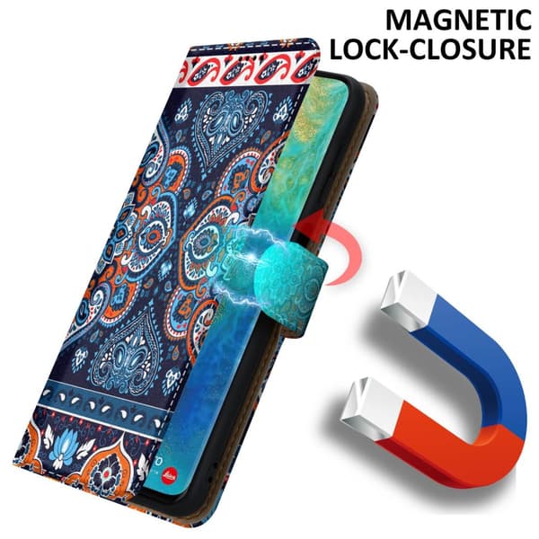 Huawei MATE 20 PRO Skal Plånboksfodral Mobilskydd Fodral Case med magnetisk stängning, ståfunktion och kortficka
