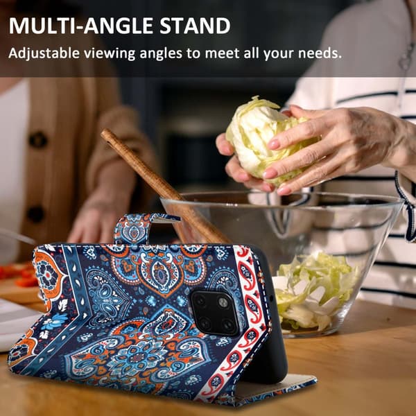 Huawei MATE 20 PRO Skal Plånboksfodral Mobilskydd Fodral Case med magnetisk stängning, ståfunktion och kortficka