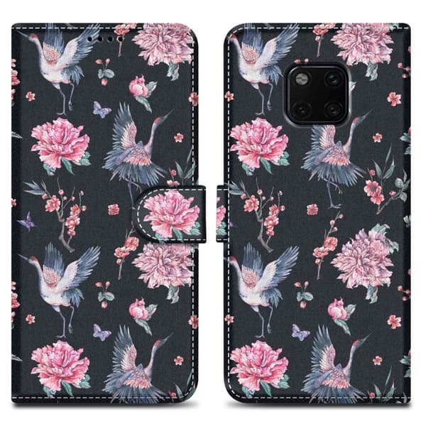 Lommebokdeksel til Huawei MATE 20 PRO Beskyttelsesetui med magnetisk lukking, stativfunksjon og kortspor