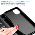 Miniatyrbilde 3 av 8: Lommebokdeksel til iPhone 11 beskyttelsesetui med magnetisk lukking, stativfunksjon og kortspor