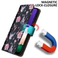 Pikkukuva 4 / 8: Samsung Galaxy A22 5G Suojakotelo Lompakkokotelo Matkapuhelinkotelo Suojakuori jossa on magneettisuljenta, jalusta ja korttipaikka