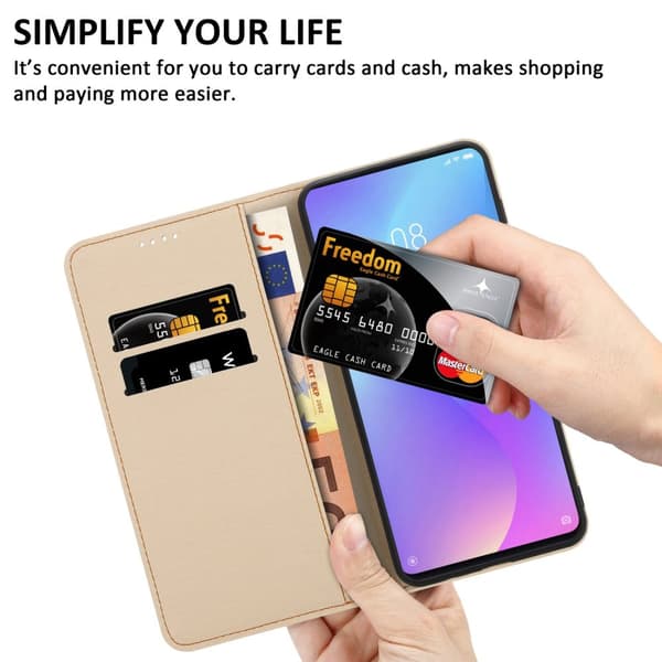 Xiaomi Mi 9T / Mi 9T PRO / RedMi K20 / RedMi K20 PRO Skal Plånboksfodral Mobilskydd Fodral Case med magnetisk stängning, ståfunktion och kortficka