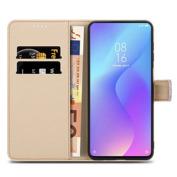 Xiaomi Mi 9T / Mi 9T PRO / RedMi K20 / RedMi K20 PRO Skal Plånboksfodral Mobilskydd Fodral Case med magnetisk stängning, ståfunktion och kortficka