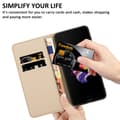 Miniatyrbilde 6 av 11: Lommebokdeksel til OnePlus 5 Beskyttelsesetui med magnetisk lukking, stativfunksjon og kortspor