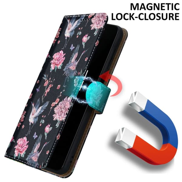 Lommebokdeksel til OnePlus 5 Beskyttelsesetui med magnetisk lukking, stativfunksjon og kortspor