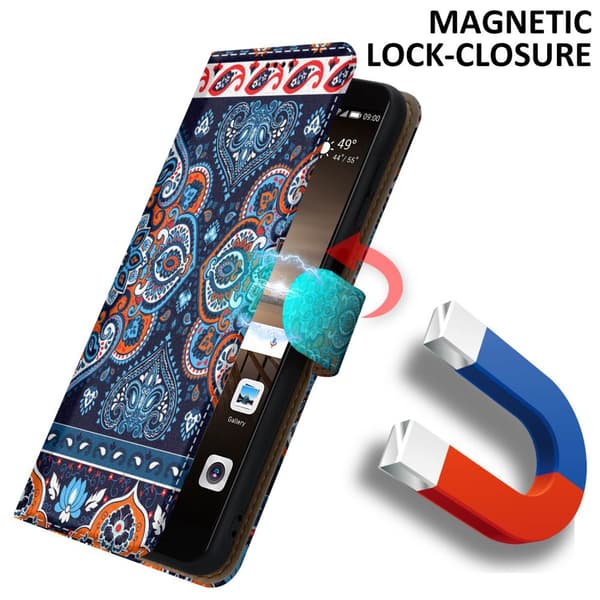Huawei MATE 9 Skal Plånboksfodral Mobilskydd Fodral Case med magnetisk stängning, ståfunktion och kortficka