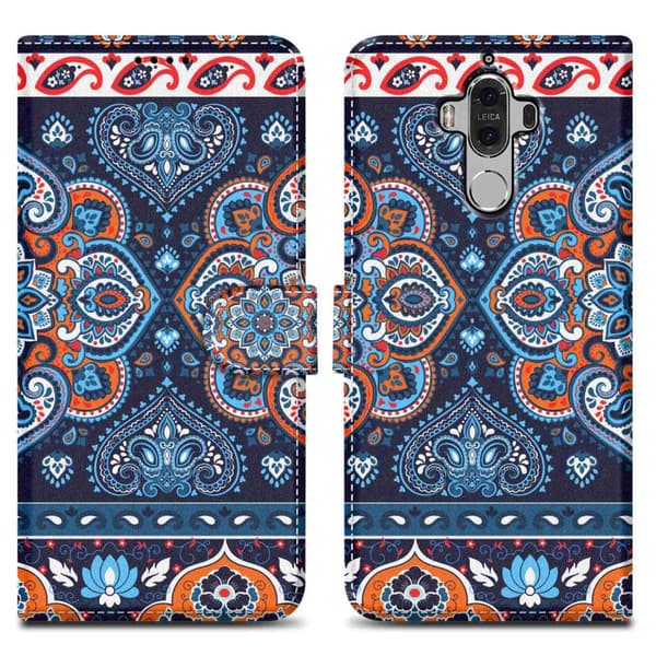 Huawei MATE 9 Skal Plånboksfodral Mobilskydd Fodral Case med magnetisk stängning, ståfunktion och kortficka