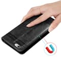 Miniatyrbilde 4 av 8: Lommebokdeksel til iPhone 6 / 6S beskyttelsesetui med magnetisk lukking, stativfunksjon og kortspor