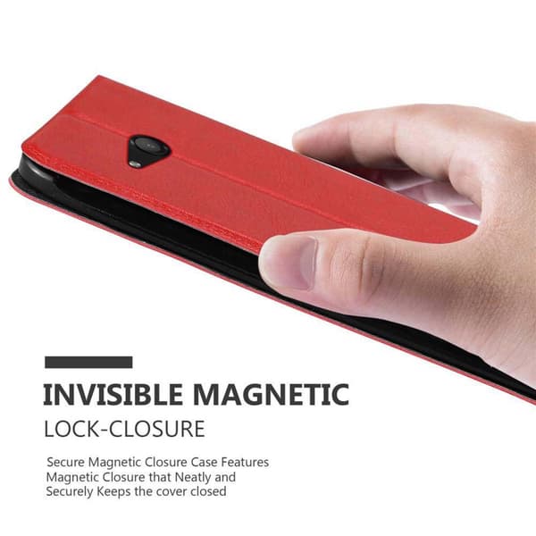 Nokia Lumia 550 Skal Plånboksfodral Fodral Case med magnetisk stängning, ståfunktion och 2 visningsfönster