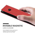 Miniatyrbild 4 av 8: Nokia Lumia 550 Skal Plånboksfodral Fodral Case med magnetisk stängning, ståfunktion och 2 visningsfönster