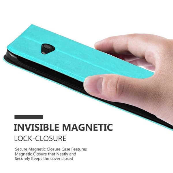 Nokia Lumia 550 Skal Plånboksfodral Fodral Case med magnetisk stängning, ståfunktion och 2 visningsfönster