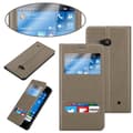 Miniatyrbild 5 av 8: Nokia Lumia 550 Skal Plånboksfodral Fodral Case med magnetisk stängning, ståfunktion och 2 visningsfönster
