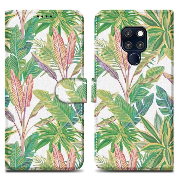 Huawei MATE 20 Suojakotelo Lompakkokotelo Matkapuhelinkotelo Suojakuori jossa on magneettisuljenta, jalusta ja korttipaikka