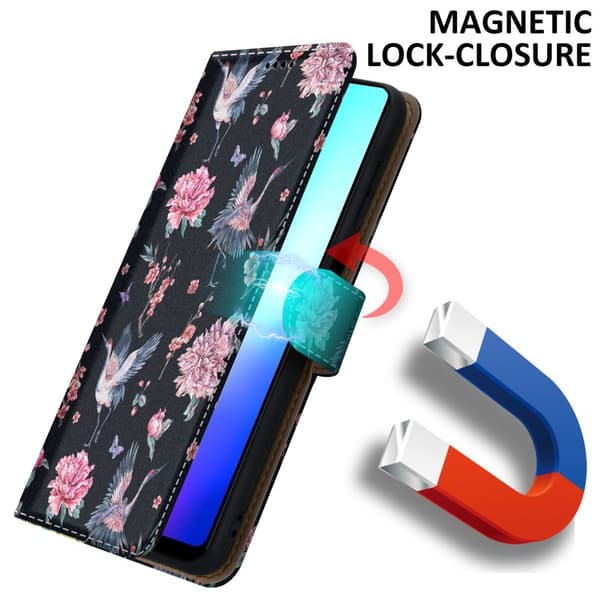 Huawei MATE 20 Suojakotelo Lompakkokotelo Matkapuhelinkotelo Suojakuori jossa on magneettisuljenta, jalusta ja korttipaikka