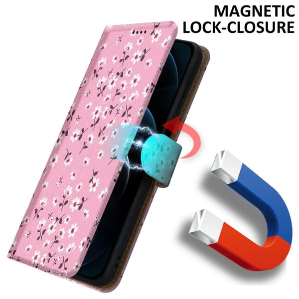 iPhone 13 PRO MAX Skal Plånboksfodral Mobilskydd Fodral Case med magnetisk stängning, ståfunktion och kortficka