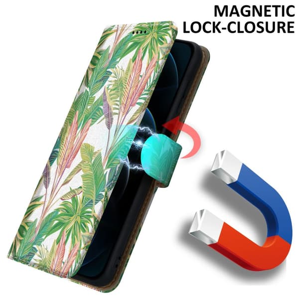 iPhone 13 PRO MAX Skal Plånboksfodral Mobilskydd Fodral Case med magnetisk stängning, ståfunktion och kortficka