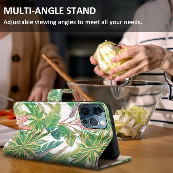 iPhone 13 PRO MAX Skal Plånboksfodral Mobilskydd Fodral Case med magnetisk stängning, ståfunktion och kortficka