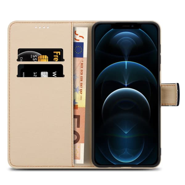 iPhone 13 PRO MAX Skal Plånboksfodral Mobilskydd Fodral Case med magnetisk stängning, ståfunktion och kortficka