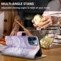 Miniatyrbild 6 av 8: iPhone 13 PRO MAX Skal Plånboksfodral Mobilskydd Fodral Case med magnetisk stängning, ståfunktion och kortficka
