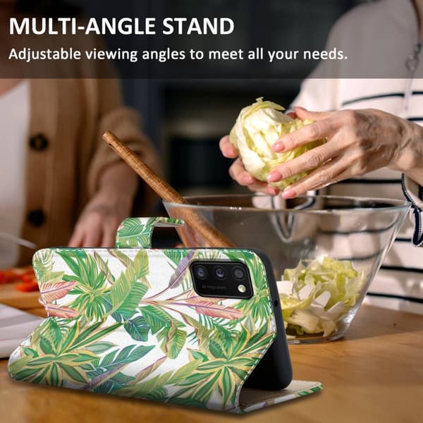 Samsung Galaxy A41 Skal Plånboksfodral Mobilskydd Fodral Case med magnetisk stängning, ståfunktion och kortficka