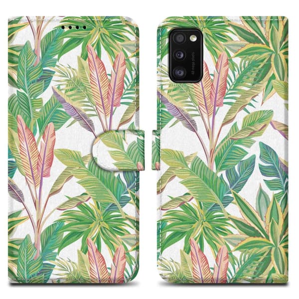 Samsung Galaxy A41 Skal Plånboksfodral Mobilskydd Fodral Case med magnetisk stängning, ståfunktion och kortficka