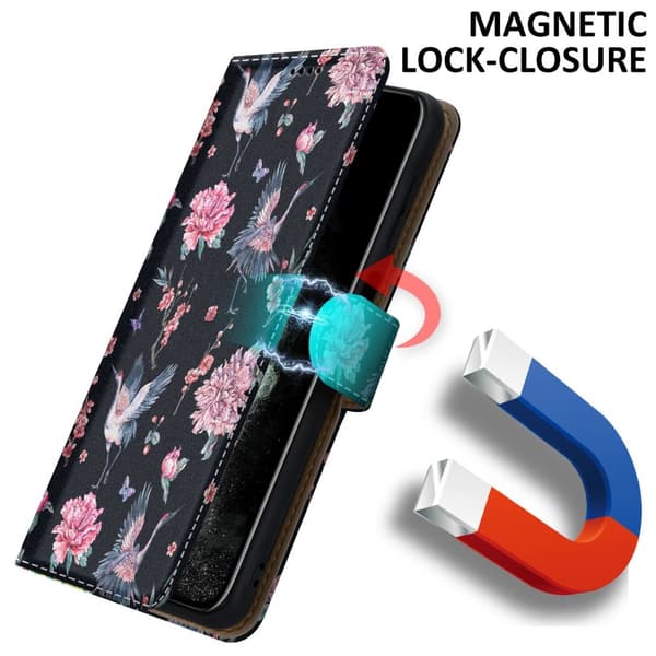 Lommebokdeksel til iPhone 11 PRO MAX Beskyttelsesetui med magnetisk lukking, stativfunksjon og kortspor