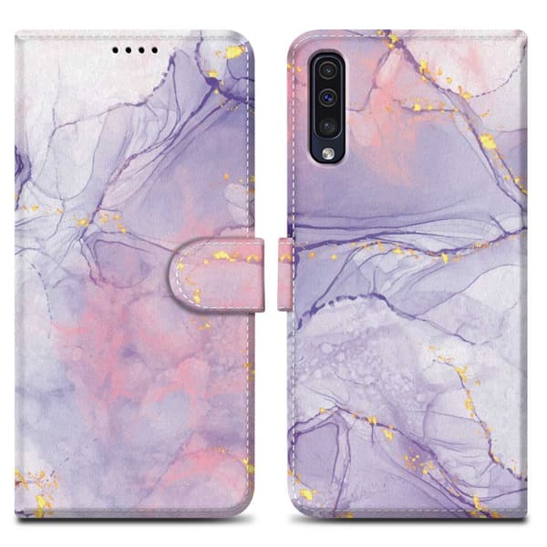Samsung Galaxy A50 4G / A50s / A30s Skal Plånboksfodral Mobilskydd Fodral Case med magnetisk stängning, ståfunktion och kortficka Rosa Lila Marmor No. 5 Samsung Galaxy A50 4G / A50s / A30s Skal Plånboksfodral Mobilskydd Fodral Case med magnetisk stängning, ståfunktion och kortficka Rosa Lila Marmor No. 5