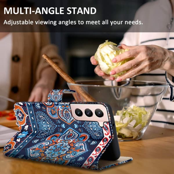 Samsung Galaxy S21 PLUS Skal Plånboksfodral Mobilskydd Fodral Case med magnetisk stängning, ståfunktion och kortficka