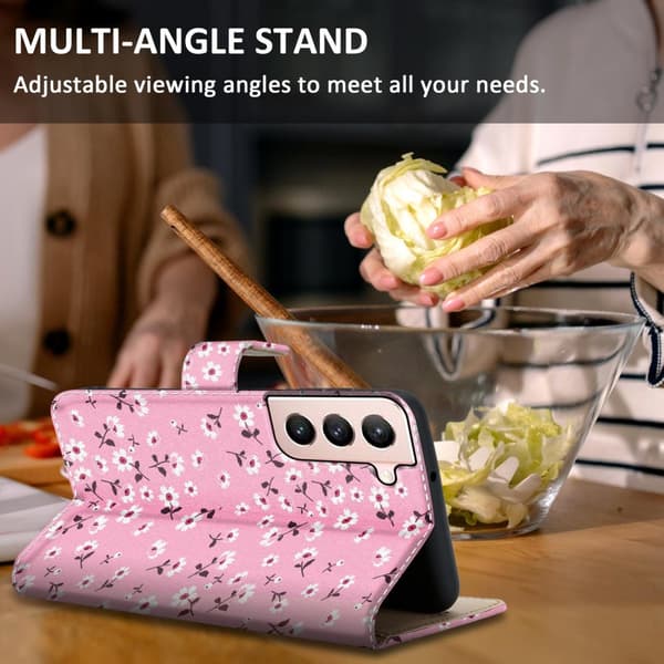 Samsung Galaxy S21 PLUS Skal Plånboksfodral Mobilskydd Fodral Case med magnetisk stängning, ståfunktion och kortficka