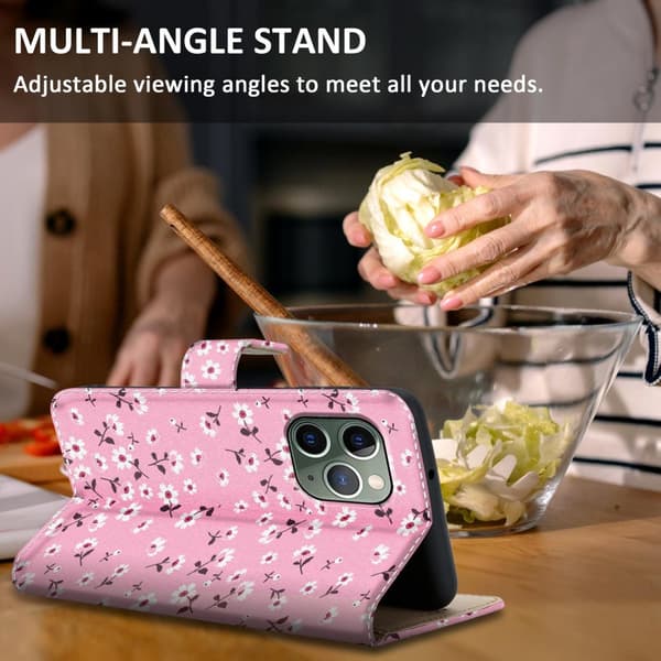 iPhone 11 PRO Skal Plånboksfodral Mobilskydd Fodral Case med magnetisk stängning, ståfunktion och kortficka