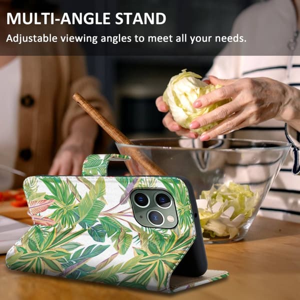 iPhone 11 PRO Skal Plånboksfodral Mobilskydd Fodral Case med magnetisk stängning, ståfunktion och kortficka