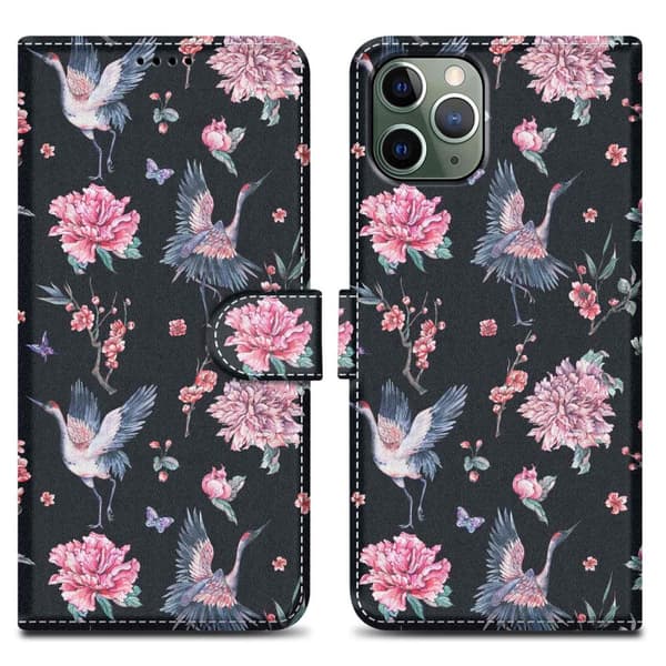 iPhone 11 PRO Skal Plånboksfodral Mobilskydd Fodral Case med magnetisk stängning, ståfunktion och kortficka
