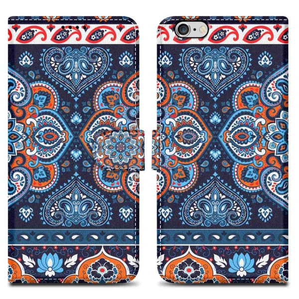 iPhone 6 / 6S Skal Plånboksfodral Mobilskydd Fodral Case med magnetisk stängning, ståfunktion och kortficka