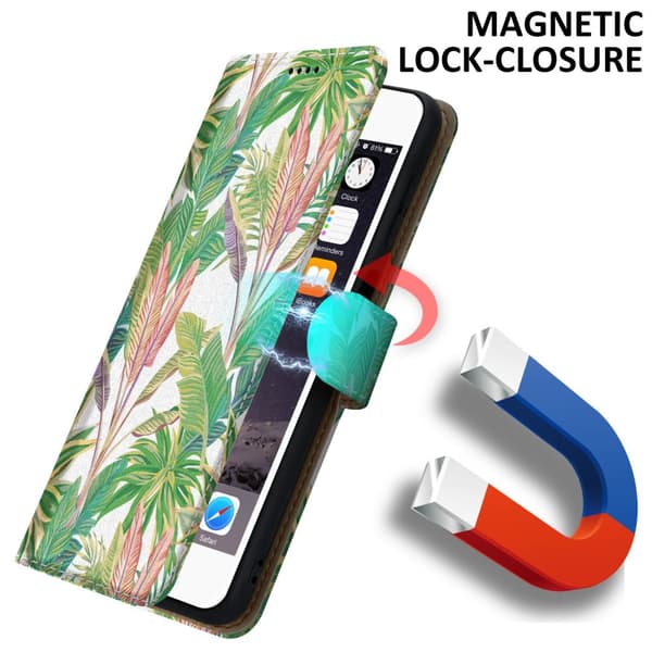iPhone 6 / 6S Skal Plånboksfodral Mobilskydd Fodral Case med magnetisk stängning, ståfunktion och kortficka