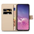 Miniatyrbilde 4 av 7: Lommebokdeksel til Samsung Galaxy S10e Beskyttelsesetui med magnetisk lukking, stativfunksjon og kortspor