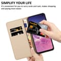 Miniatyrbilde 2 av 7: Lommebokdeksel til Samsung Galaxy S10e Beskyttelsesetui med magnetisk lukking, stativfunksjon og kortspor