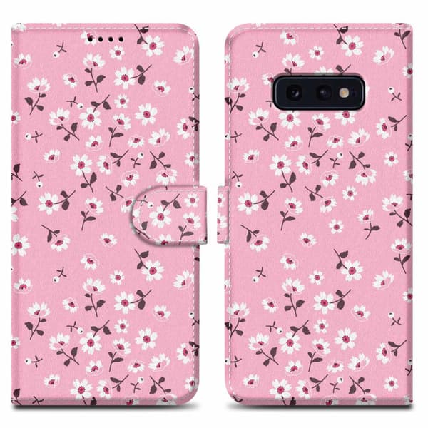 Lommebokdeksel til Samsung Galaxy S10e Beskyttelsesetui med magnetisk lukking, stativfunksjon og kortspor Blomsterregn nr. 6