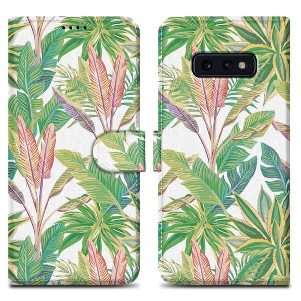 Lommebokdeksel til Samsung Galaxy S10e Beskyttelsesetui med magnetisk lukking, stativfunksjon og kortspor