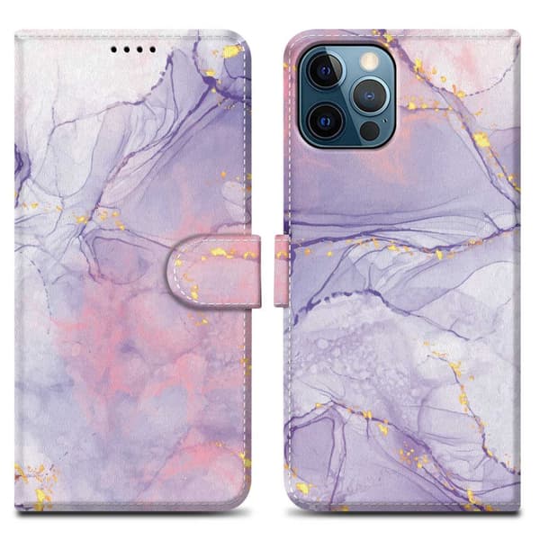 iPhone 13 PRO Suojakotelo Lompakkokotelo Matkapuhelinkotelo Suojakuori jossa on magneettisuljenta, jalusta ja korttipaikka