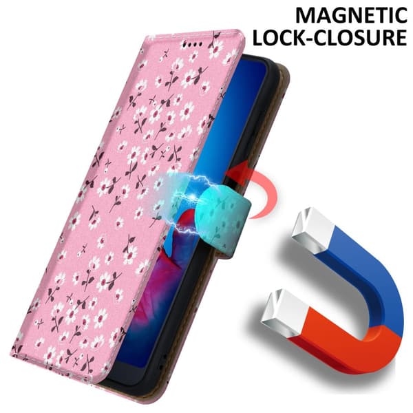 Lommebokdeksel til Huawei P20 Beskyttelsesetui med magnetisk lukking, stativfunksjon og kortspor