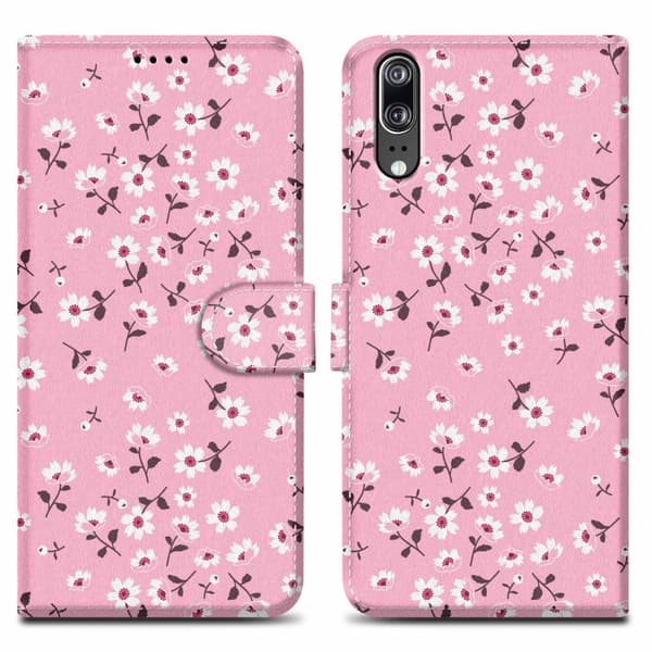 Lommebokdeksel til Huawei P20 Beskyttelsesetui med magnetisk lukking, stativfunksjon og kortspor