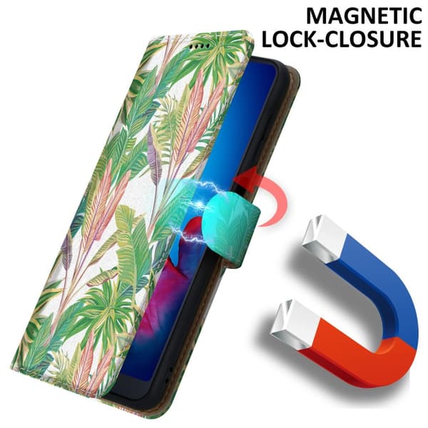 Lommebokdeksel til Huawei P20 Beskyttelsesetui med magnetisk lukking, stativfunksjon og kortspor