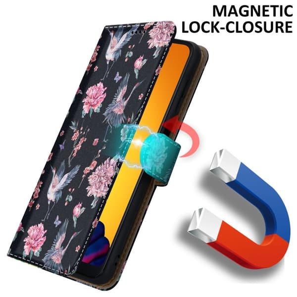 Huawei P20 LITE 2018 / NOVA 3E Skal Plånboksfodral Mobilskydd Fodral Case med magnetisk stängning, ståfunktion och kortficka
