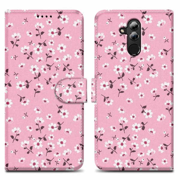 Huawei MATE 20 LITE Skal Plånboksfodral Mobilskydd Fodral Case med magnetisk stängning, ståfunktion och kortficka Blomregn No. 6