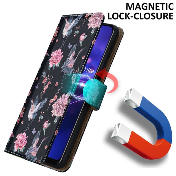 Huawei MATE 20 LITE Skal Plånboksfodral Mobilskydd Fodral Case med magnetisk stängning, ståfunktion och kortficka