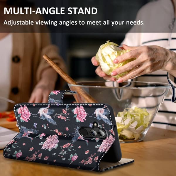 Huawei MATE 20 LITE Skal Plånboksfodral Mobilskydd Fodral Case med magnetisk stängning, ståfunktion och kortficka