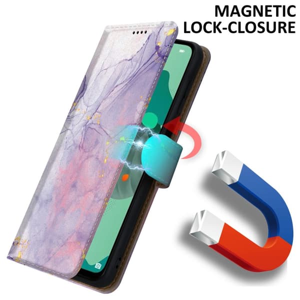 Huawei MATE 30 LITE Suojakotelo Lompakkokotelo Matkapuhelinkotelo Suojakuori jossa on magneettisuljenta, jalusta ja korttipaikka