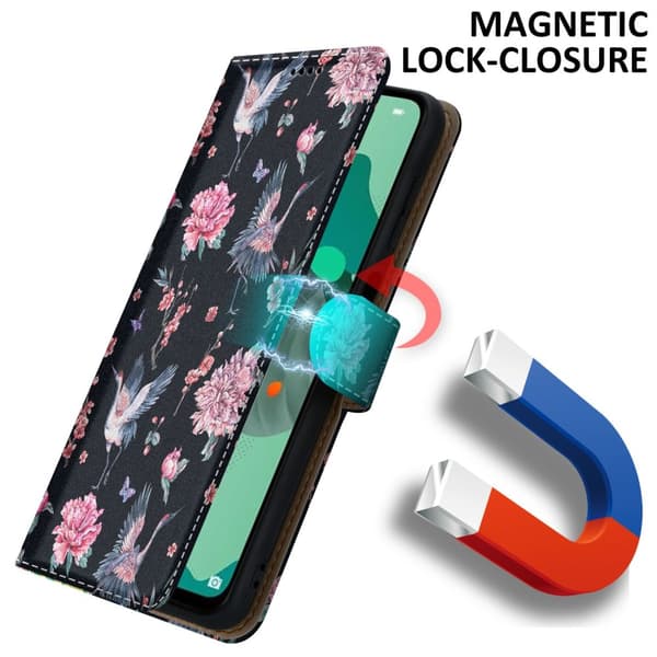 Huawei MATE 30 LITE Suojakotelo Lompakkokotelo Matkapuhelinkotelo Suojakuori jossa on magneettisuljenta, jalusta ja korttipaikka