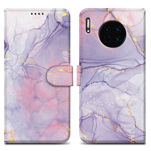 Huawei MATE 30 Suojakotelo Lompakkokotelo Matkapuhelinkotelo Suojakuori jossa on magneettisuljenta, jalusta ja korttipaikka
